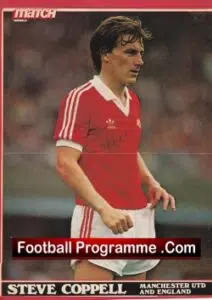 Manchester United Steve Coppell Signed Picture Man Utd 1975 – 1983