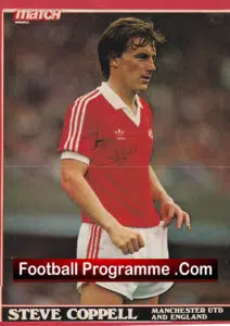 Manchester United Steve Coppell Signed Picture Man Utd 1975 – 1983