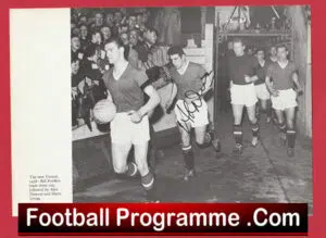 Manchester United Alex Dawson Signed Picture Man Utd 1957 – 1961