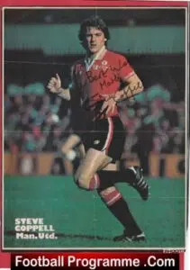 Manchester United Steve Coppell Signed Picture Man Utd 1975 – 1983