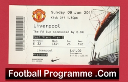 Manchester United v Liverpool 2011 – Football Ticket