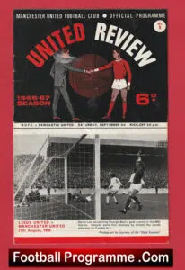 Manchester United v Newcastle United 1966 – Man Utd