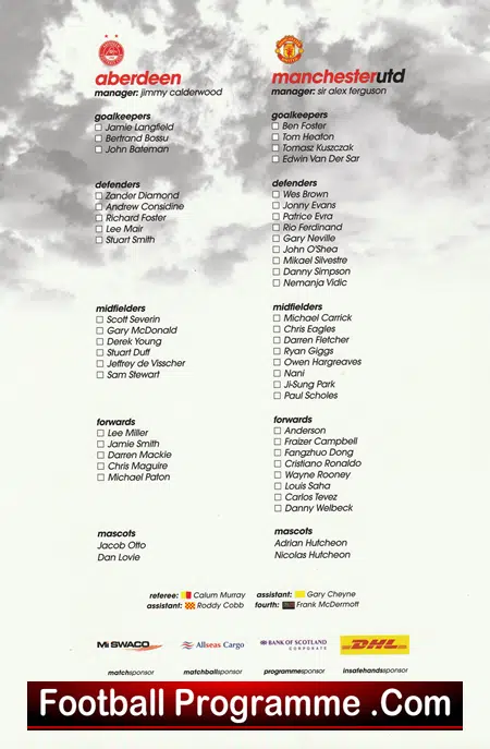 Aberdeen v Manchester United 2008 Gothenburg Greats Testimonial - Image 3