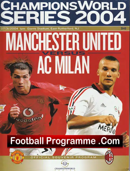 AC Milan v Manchester United 2004 - Rutherford NJ - USA - Image 2