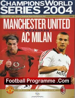 AC Milan v Manchester United 2004 – Rutherford NJ – USA