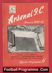 Arsenal v Manchester United 1949 – Man United 1940’s