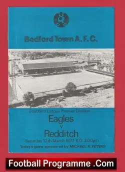 Bedford Town v Redditch 1977