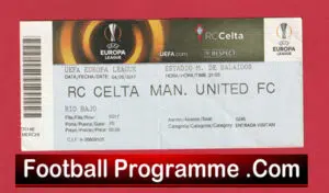 Celta De Vigo v Manchester United 2017 – Football Ticket Spain