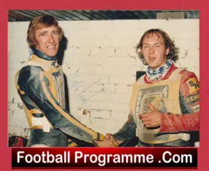 Coventry Speedway Malcolm Simmons Signed Photograph 1970s