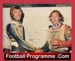 Coventry Speedway Malcolm Simmons Signed Photograph 1970s