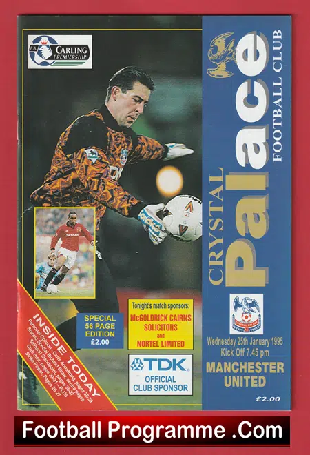 Crystal Palace v Manchester United 1995 - Eric Cantona Kung Fu the Hooligan - Image 2