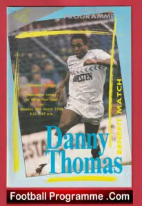 Danny Thomas Testimonial Benefit Game Tottenham Hotspur 1988
