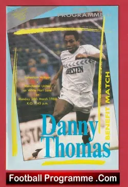 Danny Thomas Testimonial Benefit Game Tottenham Hotspur 1988