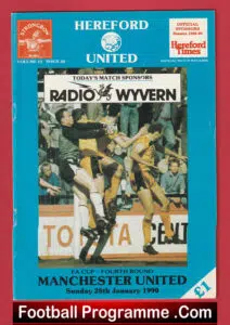 Hereford United v Manchester United 1990 – FA Cup