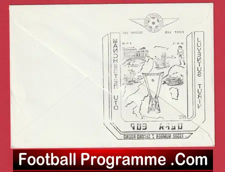 Juventus Manchester United Steve Coppell Royal Mail Signed First Day Cover FDC - Image 4
