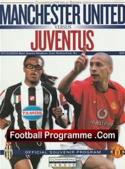 Juventus v Manchester United 2003 – Man Utd American Tour USA