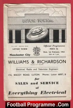 Luton Town v Manchester City 1961 – Denis Law Replay