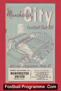 Manchester City v Manchester United 1954 – 1950s Man United