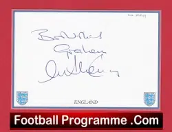 Manchester United Alex Stepney Autograph Signed Man Utd 1966 – 1978