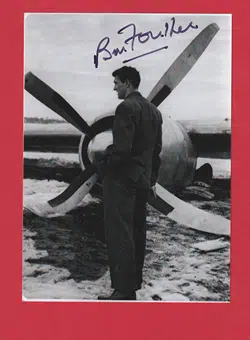 Manchester United Bill Foulkes Autograph Man Utd Munich Disaster Picture