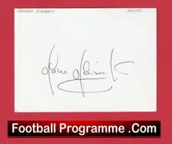 Manchester United Johnny Sivebaek Autograph Man Utd 1986 – 1987
