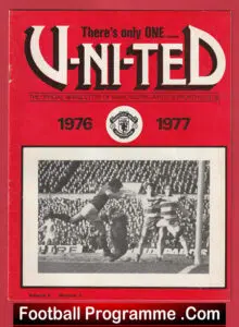 Manchester United Magazine – There’s Only One United 1976/77 – 3