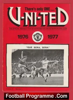 Manchester United Magazine – There’s Only One United 1976/77 – 4