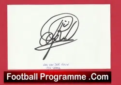 Manchester United Raimond van der Gouw Autograph Signed Man Utd 1996 – 2002