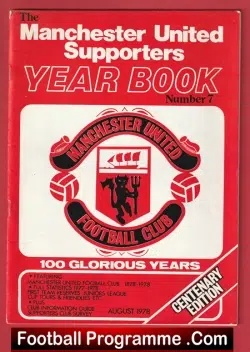 Manchester United Supporters Yearbook 1978 – 1979