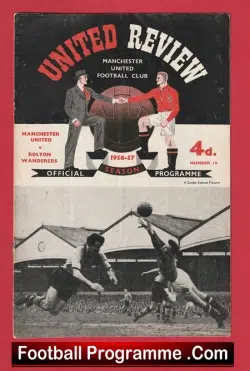 Manchester United v Bolton Wanderers 1956 – First Floodlight Game