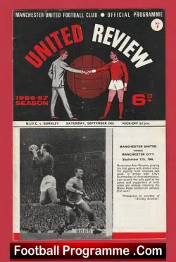 Manchester United v Burnley 1966 – Man Utd