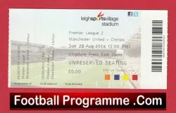 Manchester United v Chelsea 2016 – Ticket Reserves at Leigh