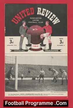 Manchester United v Manchester City 1949 – 1940s Man Utd
