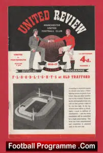 Manchester United v Portsmouth 1956 – Man Utd