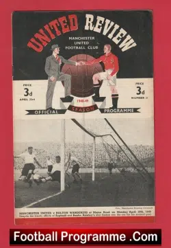 Manchester United v Preston 1949 – Man Utd 1940s
