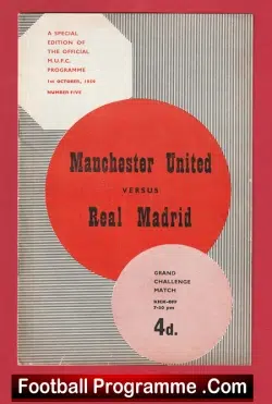 Manchester United v Real Madrid 1959 – Grand Challenge Game