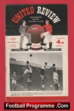 Manchester United v Sheffield United 1953 – Man Utd 1950’s