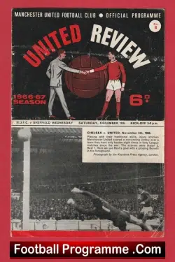 Manchester United v Sheffield Wednesday 1966 – Man Utd