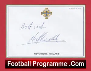 Northern Ireland Michael O’Neill Autograph Signed Card