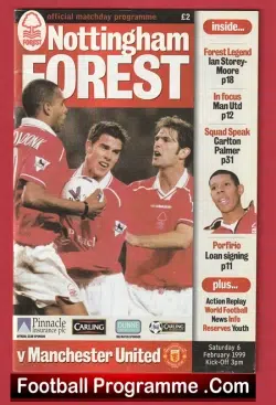 Nottingham Forest v Manchester United 1999 – Solskjaer 4 Goals