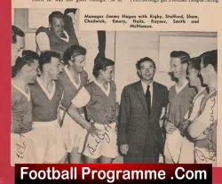 Peterborough United Multi Signed Autographed Picture 1959