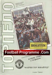 Torpedo Moscow v Manchester United 1992 – Pirate Programme 9