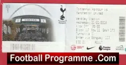Tottenham Hotspur v Manchester United 2018 – Match Day Ticket
