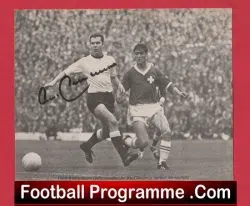 World Cup 1966 Franz Beckenbauer Switzerland v West Germany 1966 - football programme
