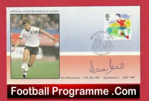 1988 Martin Peters Autograph Signed Commemorative Cover FDC