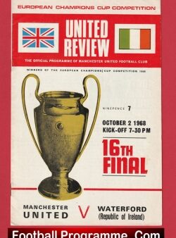 Manchester United v Waterford 1968 – Man Utd
