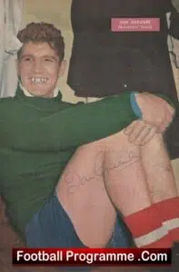 Manchester United Ian Greaves Autograph Signed Man Utd 1950s