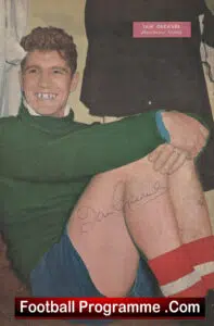 Manchester United Ian Greaves Autograph Signed Man Utd 1950s