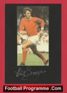 Manchester United David Sadler Autograph Signed Picture Man Utd