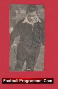 Manchester United Ernie Taylor Autograph Man Utd 1958